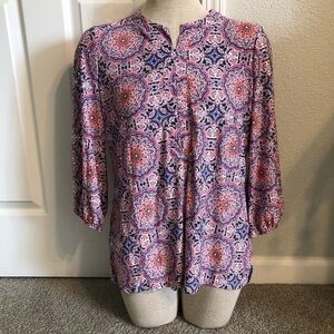 Cathy/ NWT/Cathy Daniels Co. Embellished top, M